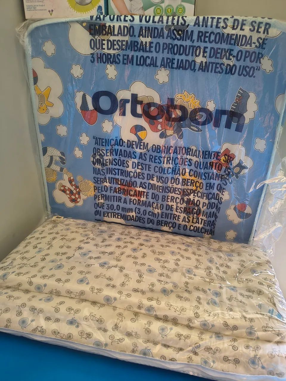 Colchão para berço + colchonete 