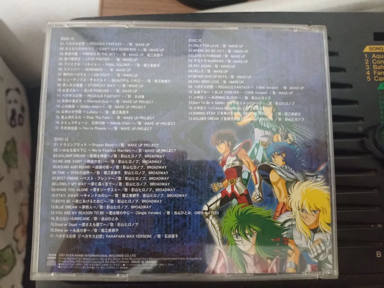 CD Triplo Cavaleiros Do Zodíaco Complete Song Collection - Ever