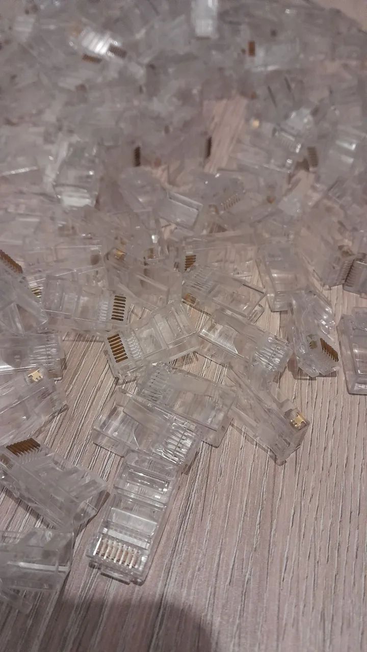 Pacote de Conectores RJ45 180 Conectores  - Foto 5