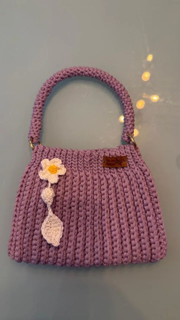 Bolsa crochê  - Foto 3