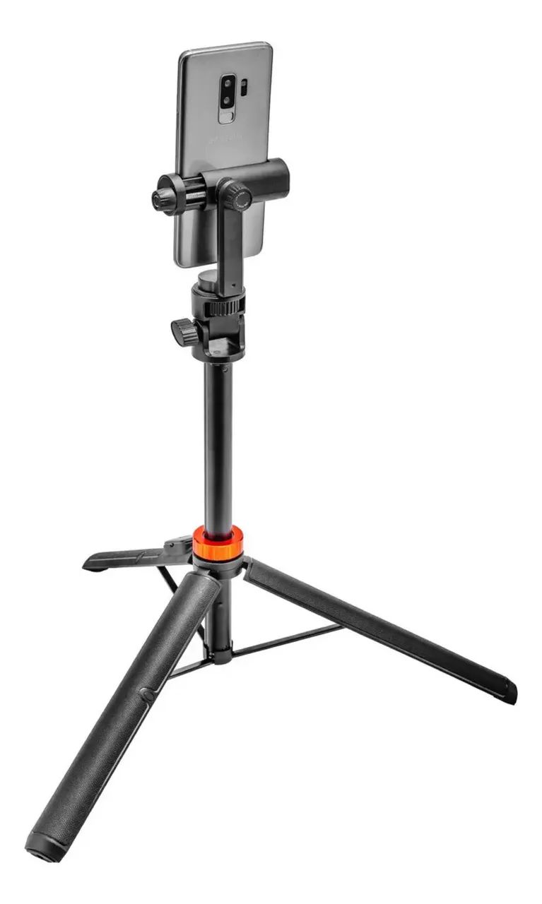 Bastão Selfie Mini Tripé Kingjoy M080 Celular Preto 177cm Bluetooth - Foto 4