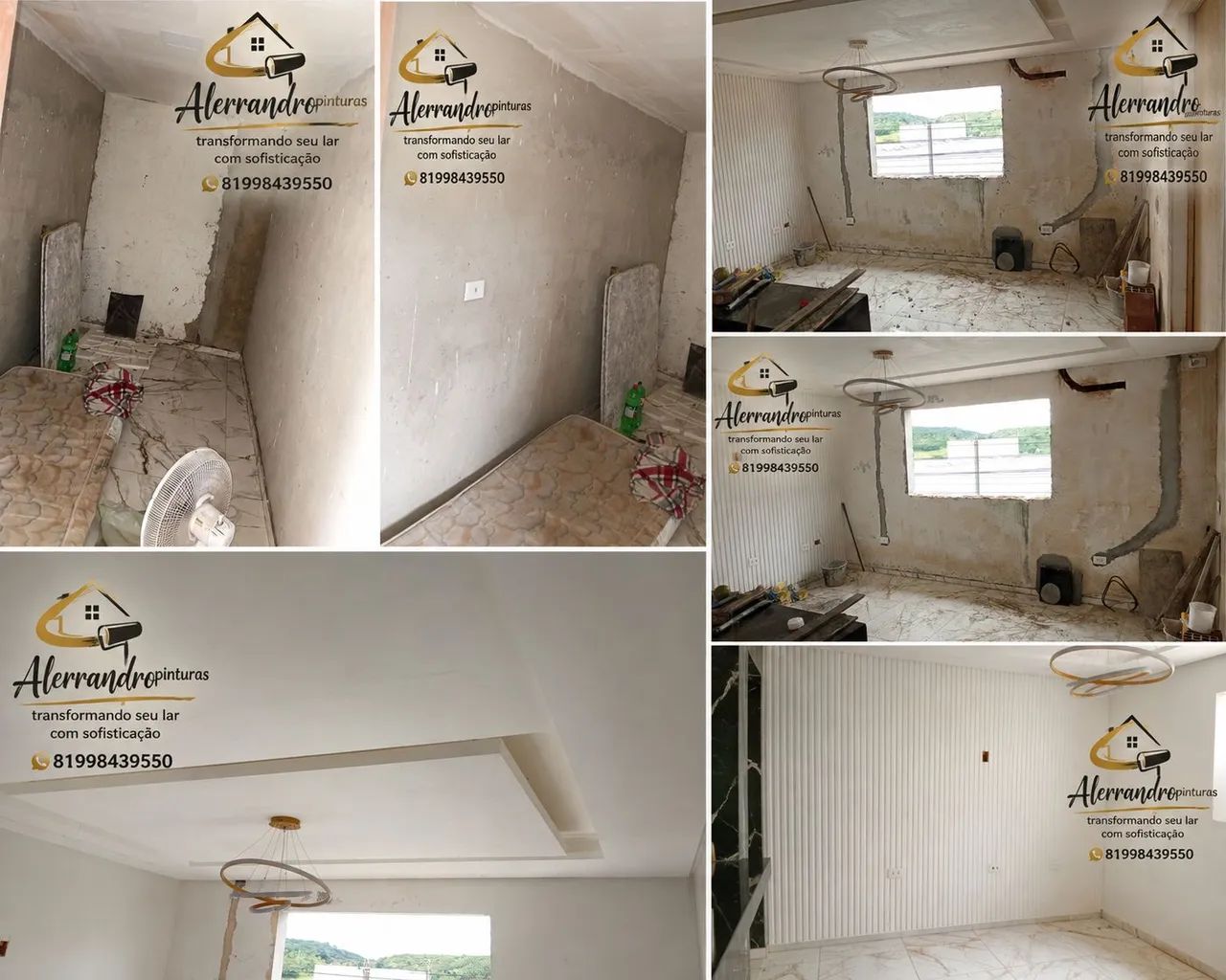 Pintor profissional com responsabilidade 