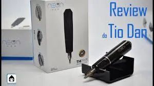 Máquina de tattoo pen usada uma vez
