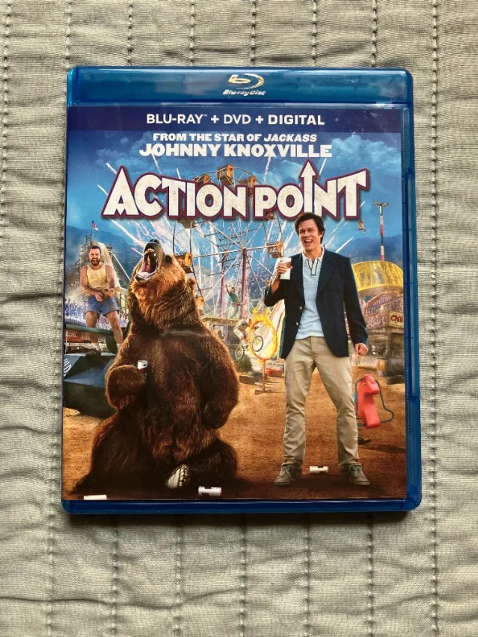 jackass - action point (bluray + dvd) importado