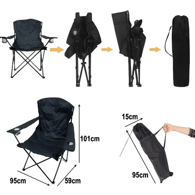 Cadeira Dobrável Comfort Plus Kala - Foto 2