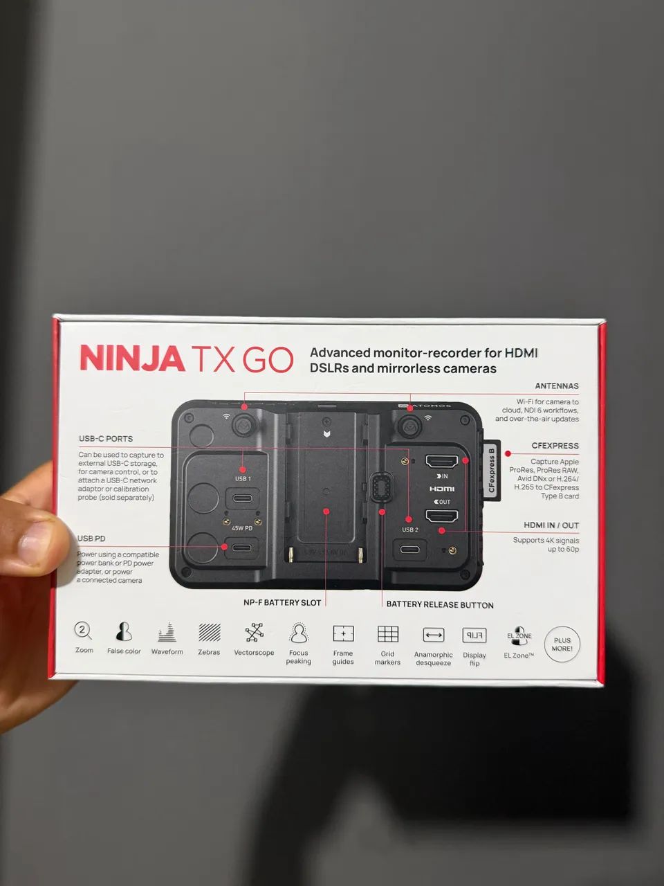 Monitor Atomos Ninja TX Go