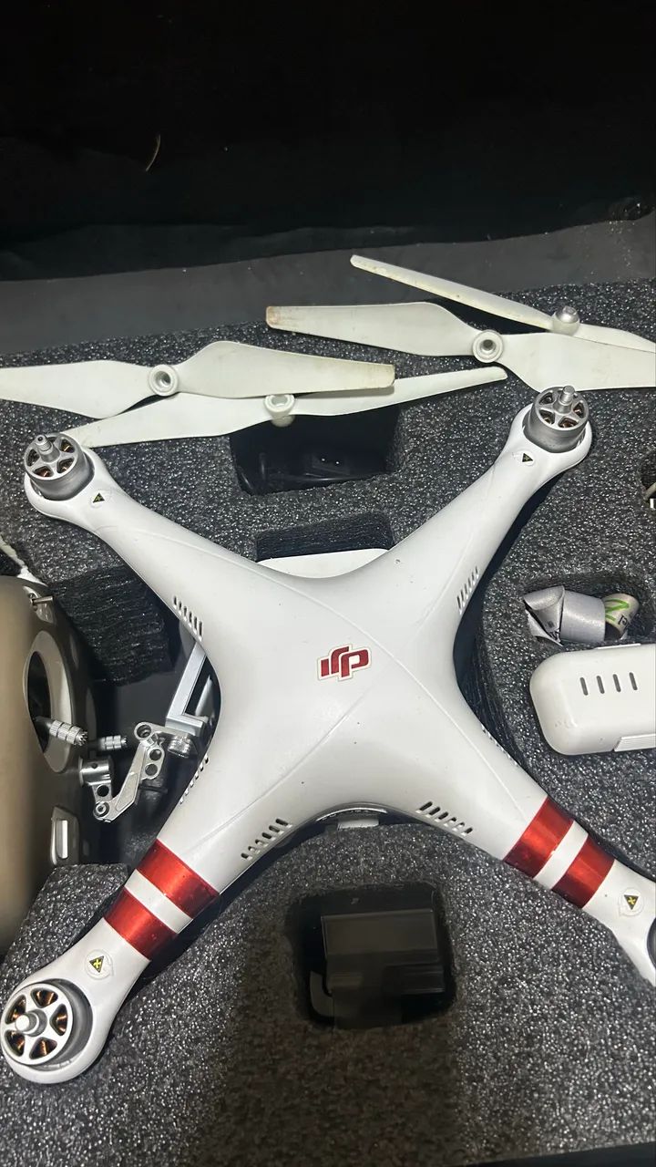 Drone DJI Phantom 3 Standard + Hard Case KGB - único dono - Foto 3