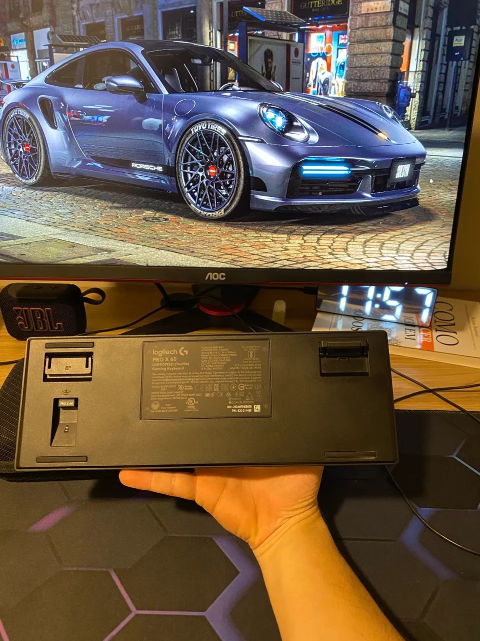 Logitech pro x60 lightspeed sem fio  - Foto 3