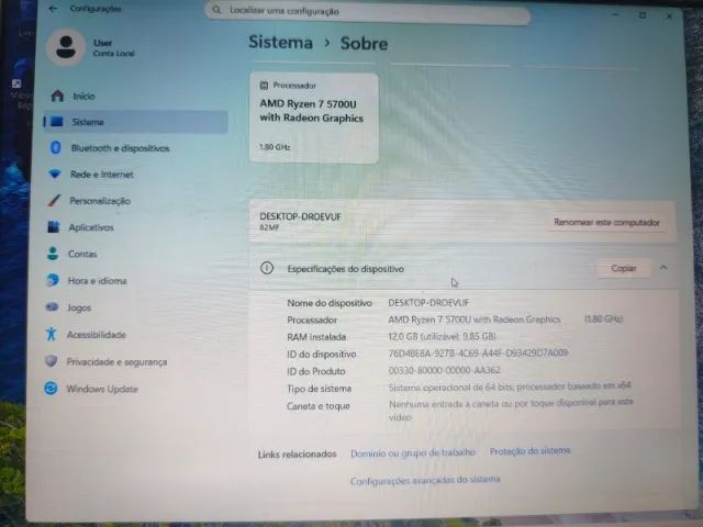 Notebook Lenovo IdeaPad 3 16ALC6 - Foto 5