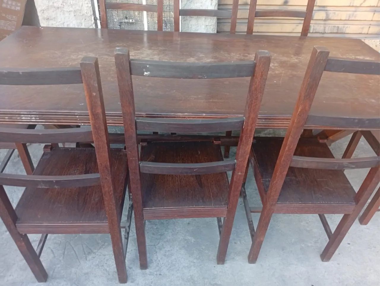 Mesa grande com 8 cadeiras de sucupira - Foto 2