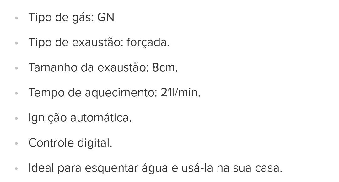 Aquecedor  Komeco digital GN - Foto 2