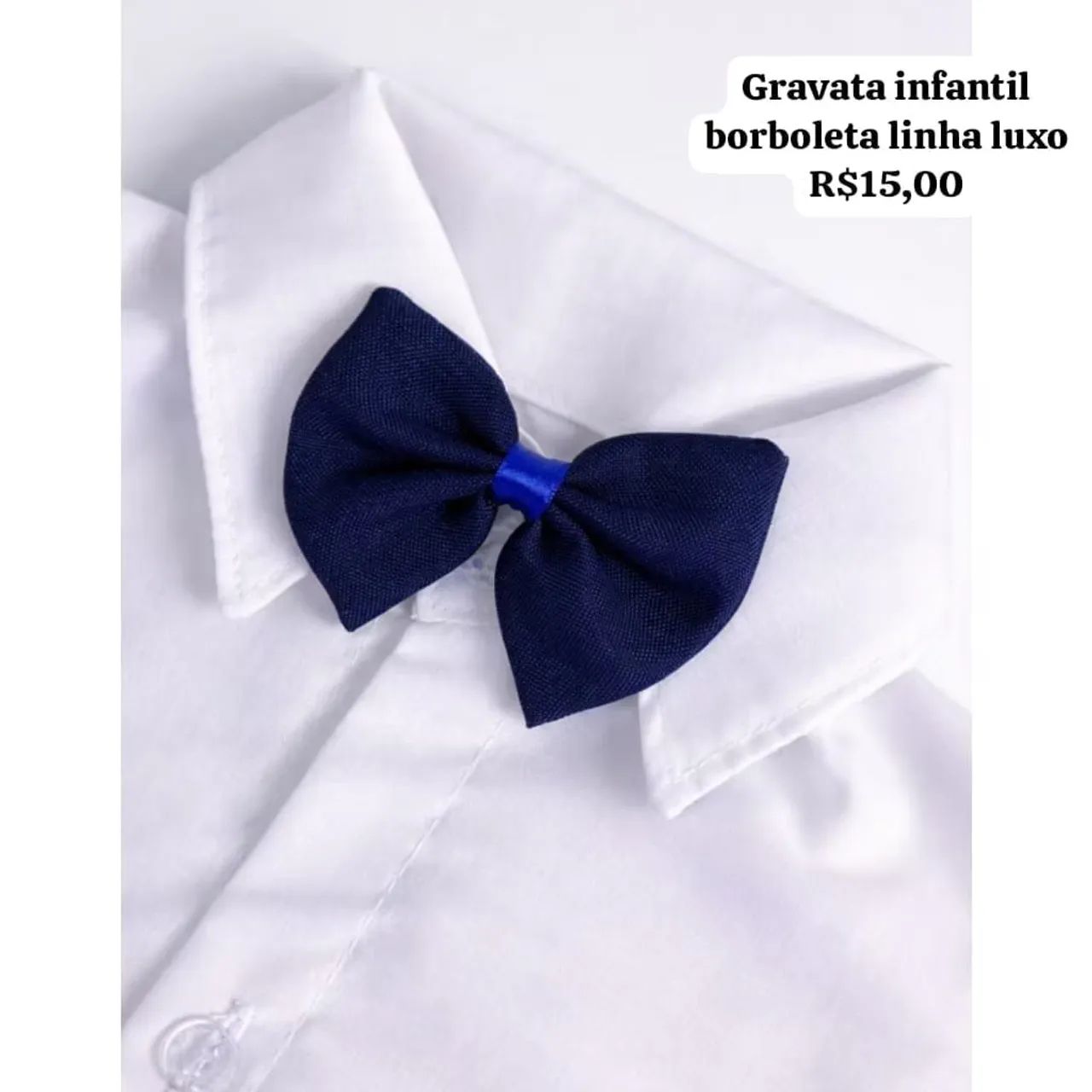 Gravata infantil borboleta