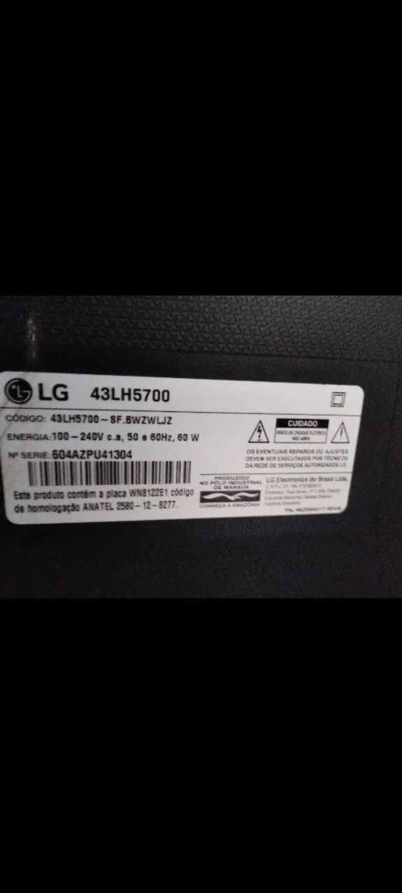 VENDO TV 43p (tela quebrada) - Foto 2