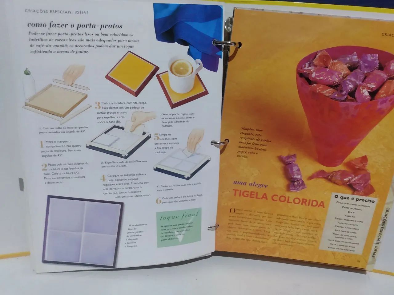 Livro - Cria Com Tuas Mãos Artesanato Faça Você Mesmo  - Foto 3
