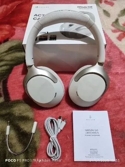 Fone Bluetooth Haylou S40 ANC Lacrado  - Foto 2