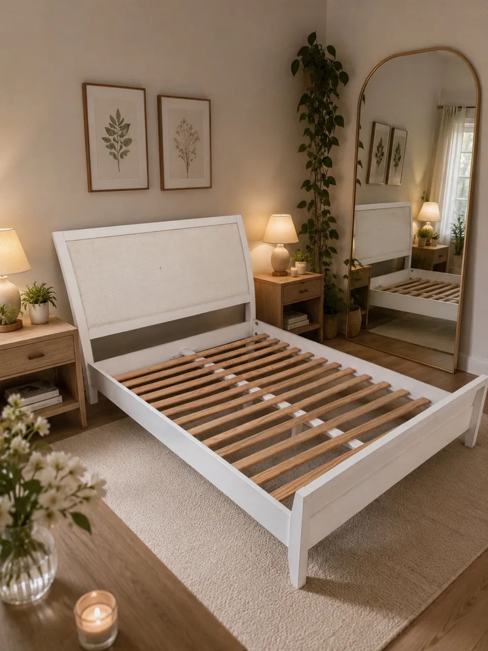 Cama casal branca  - Foto 2