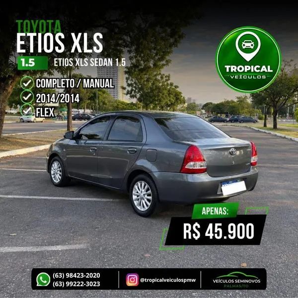 Toyota Etios 1.3 Flex 16V 5P Mec. 2014 - Foto 2