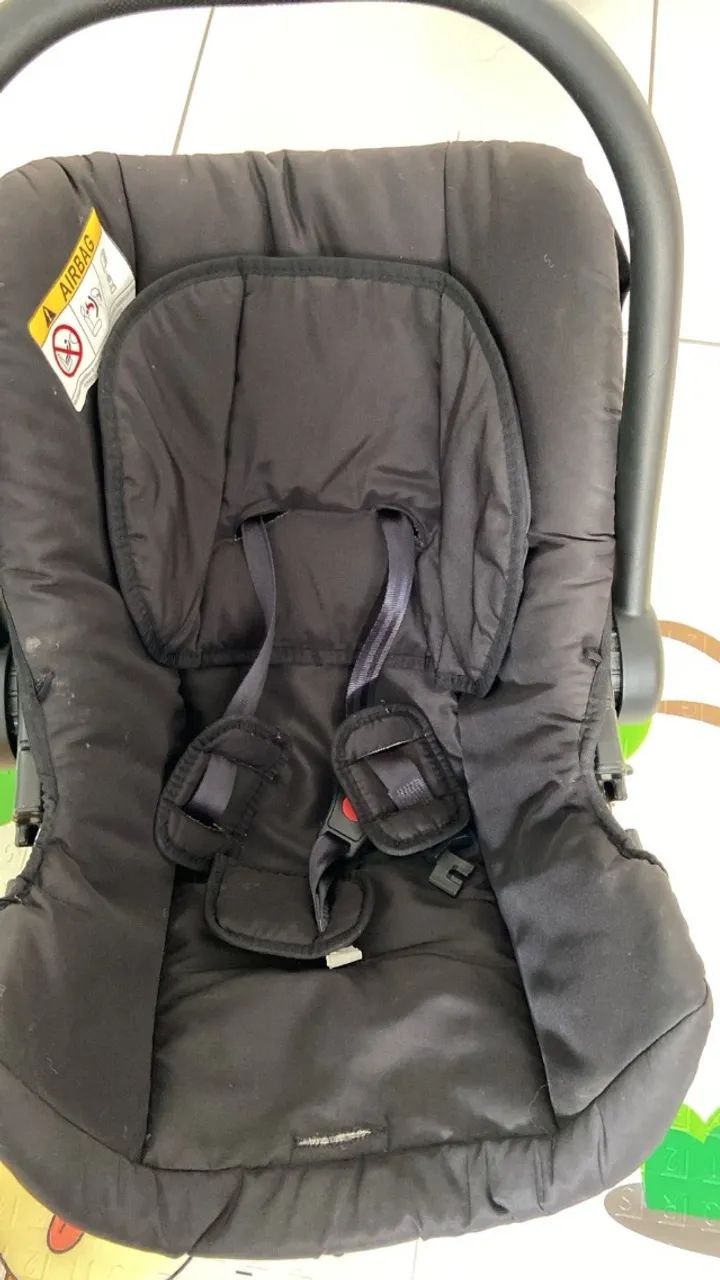 Carrinho de bebê, e bebê conforto Galzerano - Foto 4