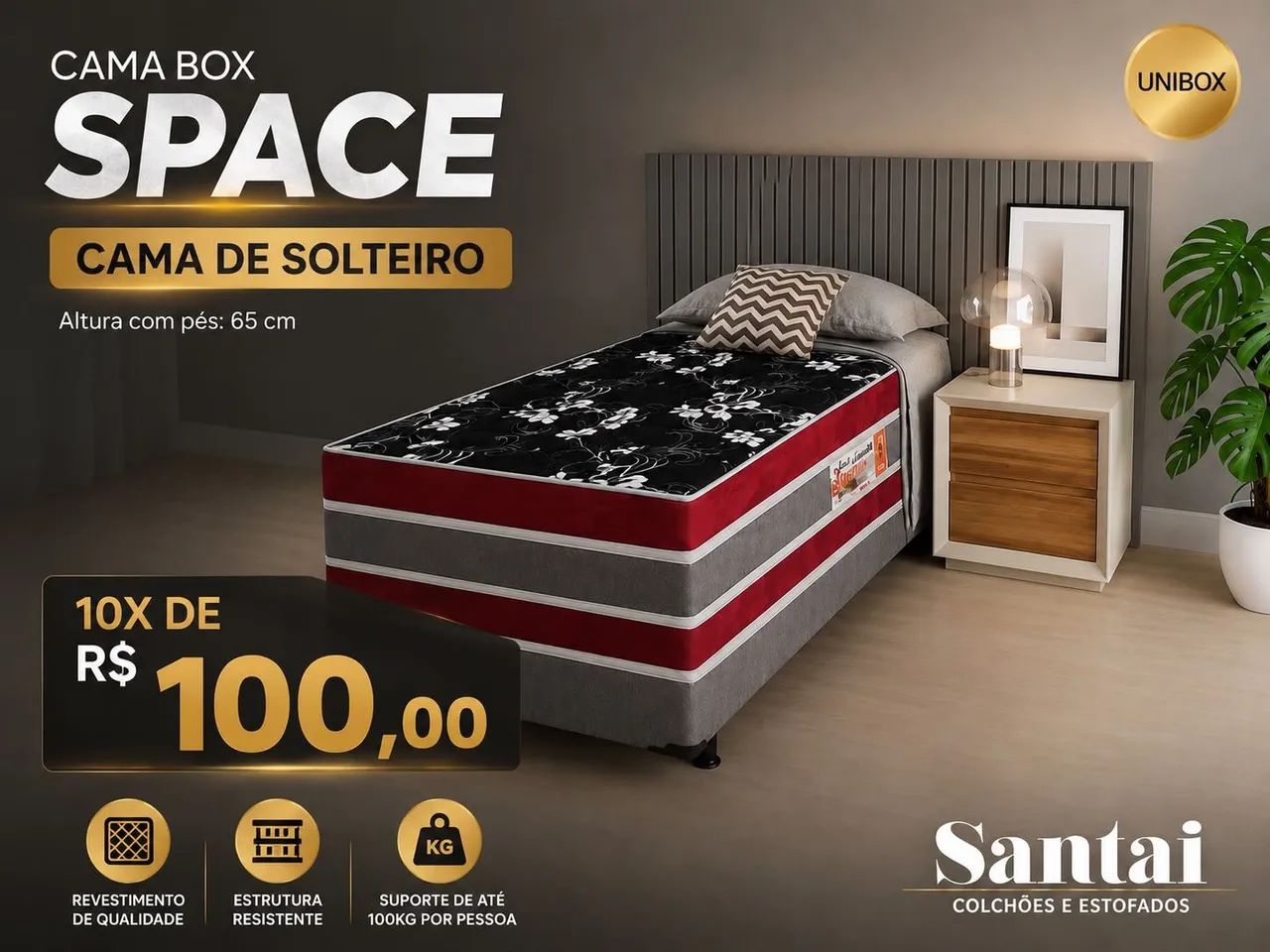 CAMA SOLTEIRO NO BOLETO SEM CONSULTA SPC