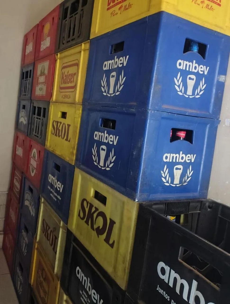 Engradados de cerveja 600 ml