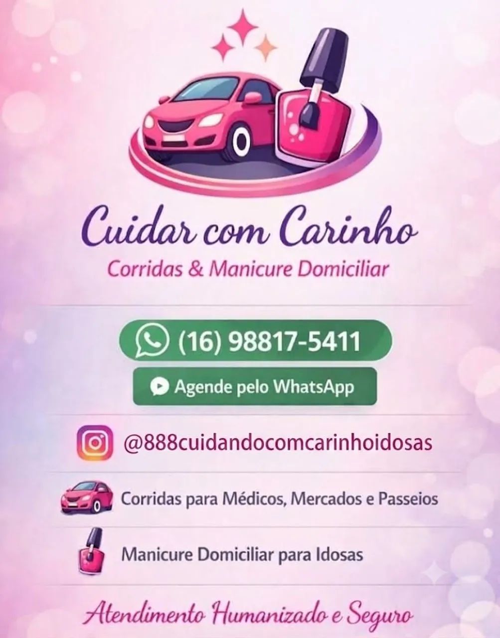 Cuidando com Carinho Idosas - Foto 2