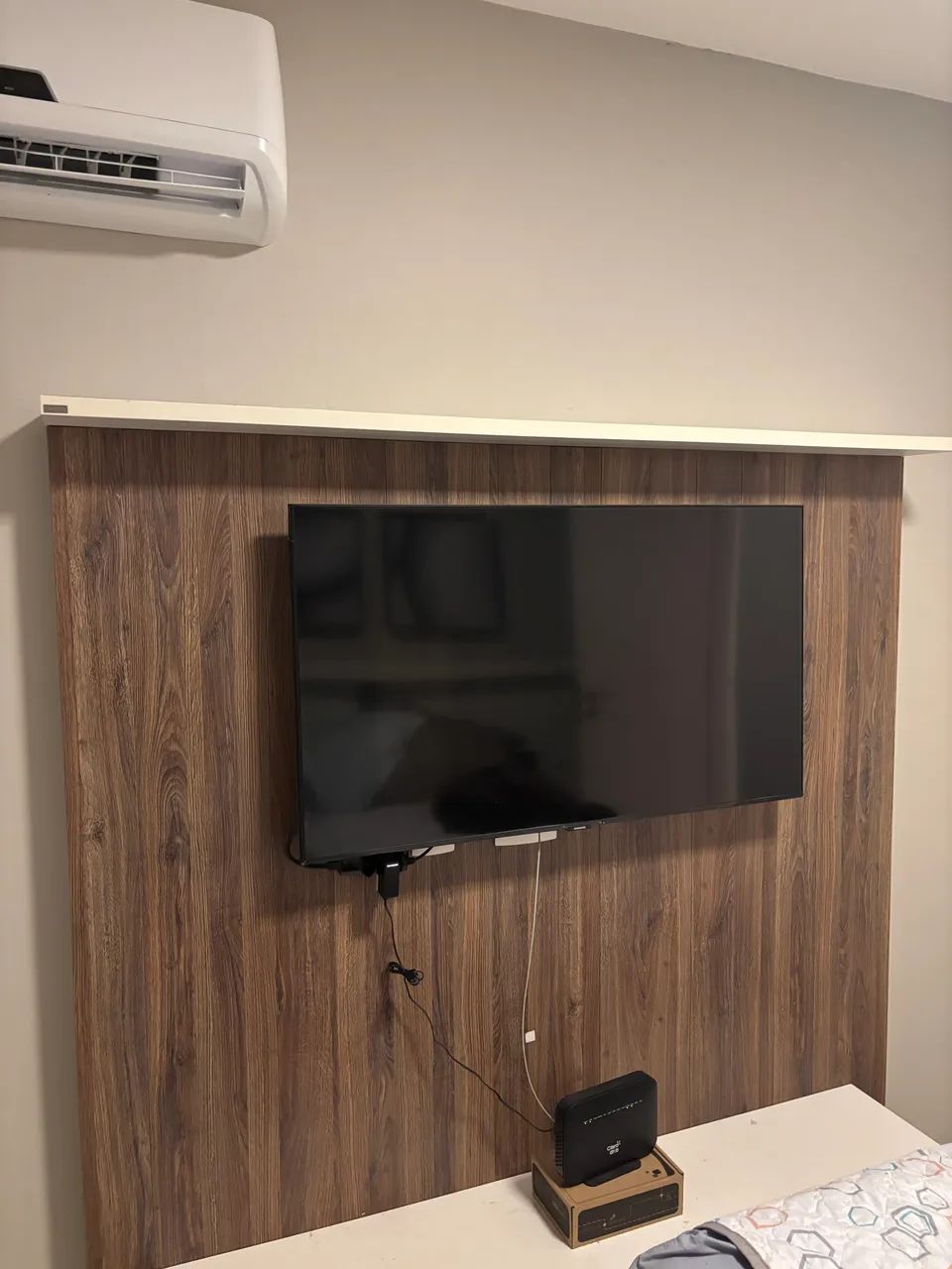 Painel para TV com Bancada - Marcenaria Planejada - Foto 2