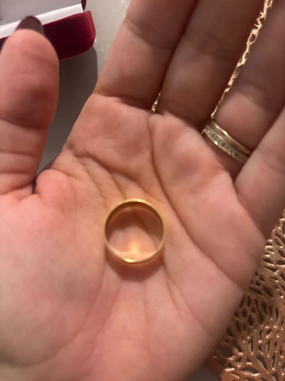 Aliança 3g ouro 18K - Foto 4