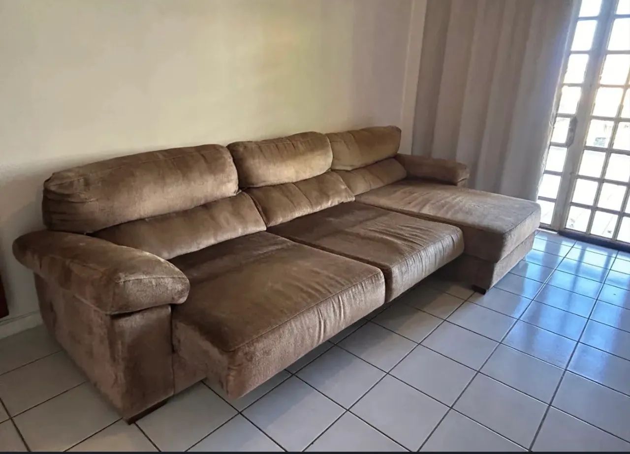 Sofá 6 lugares retrátil 