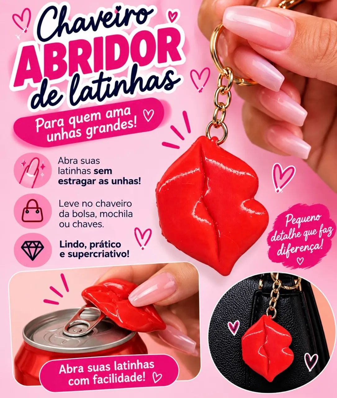 Chaveiro abridor de lata  - Foto 3