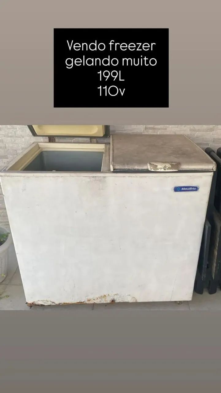 Freezer Metalfrio 199L 127V - Geladeiras e Freezers - Santa Alice