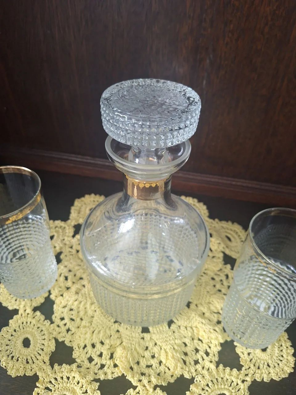 Garrafa para licor lapidada  - Foto 2