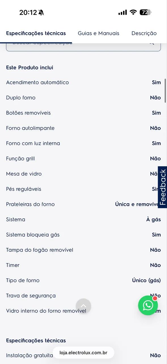 fogao 4 bocas electrolux - Foto 5