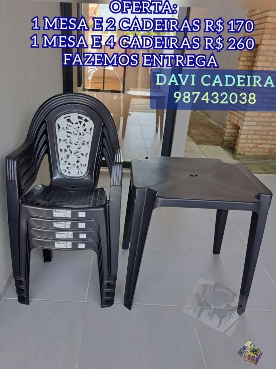MESA E CADEIRA PARA SU SUA CS CASA NO NOVA 