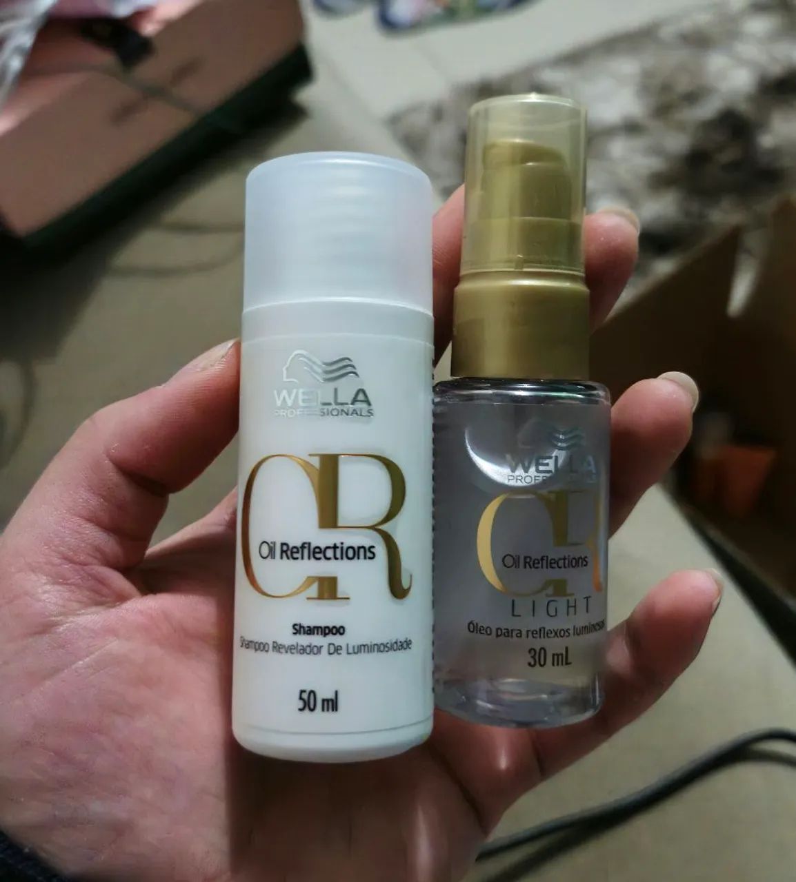 Shampoo e óleo Oil Reflections Wella