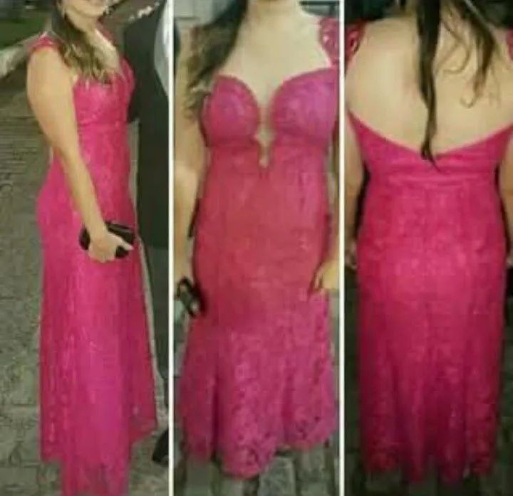 Vestido Madrinha Rosa Pink
