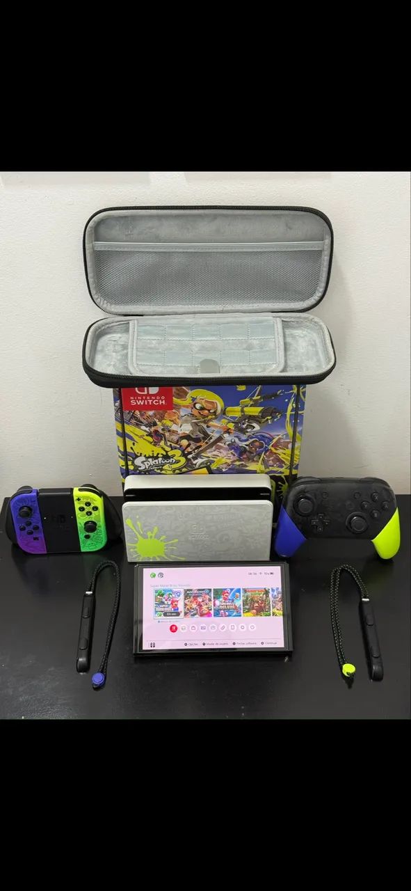 Switch Oled Splatoon 3 Desbloqueado 