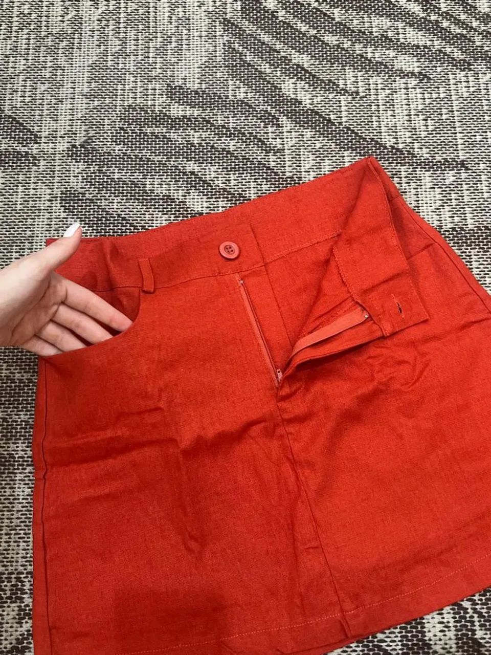 Short saía de linho  - Foto 3
