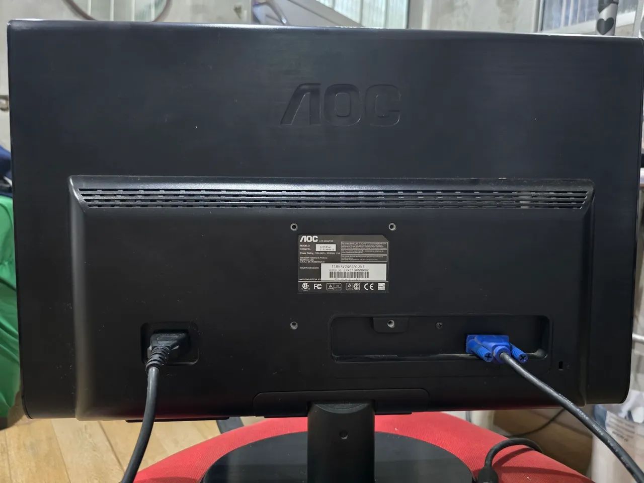 Monitor de LED AOC de 21,5 polegadas - Foto 4