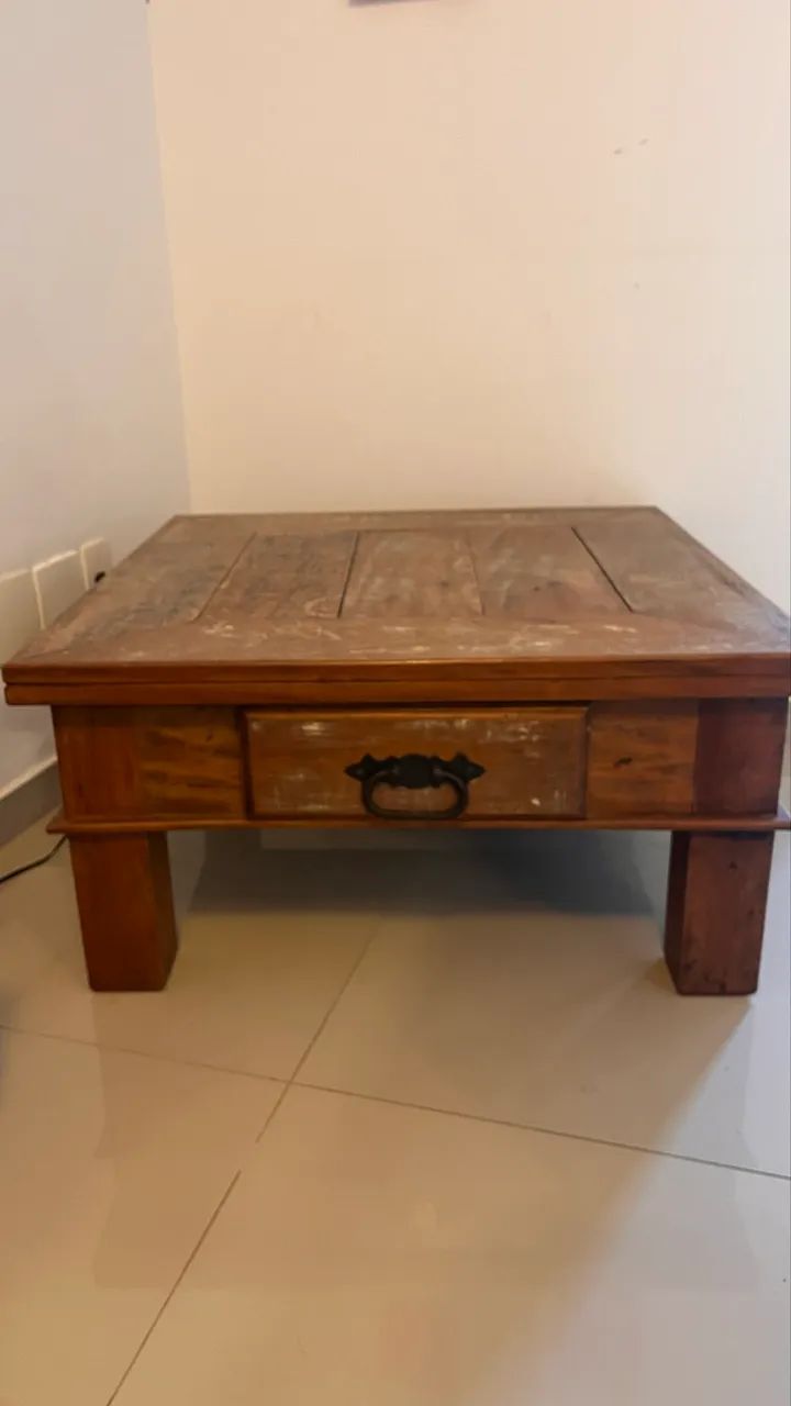Mesa de sala madeira maçica - Foto 2