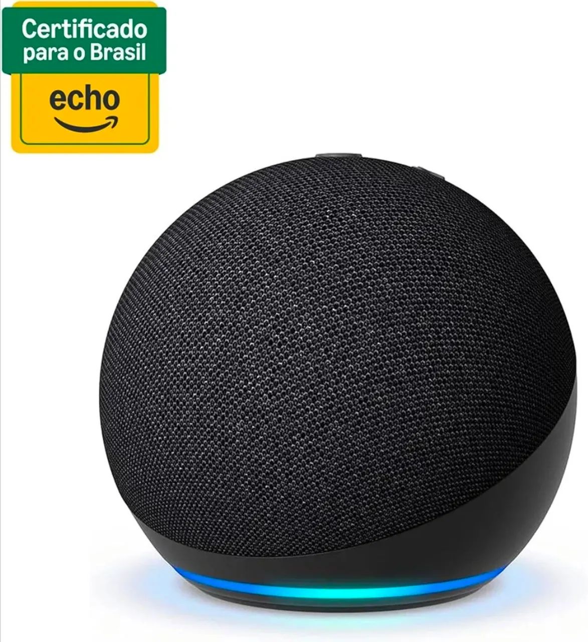 Amazon Echo Dot 5ª Geração Smart Speaker com Alexa, Wi-Fi, Bluetooth, Sensor Temperatura - Foto 3