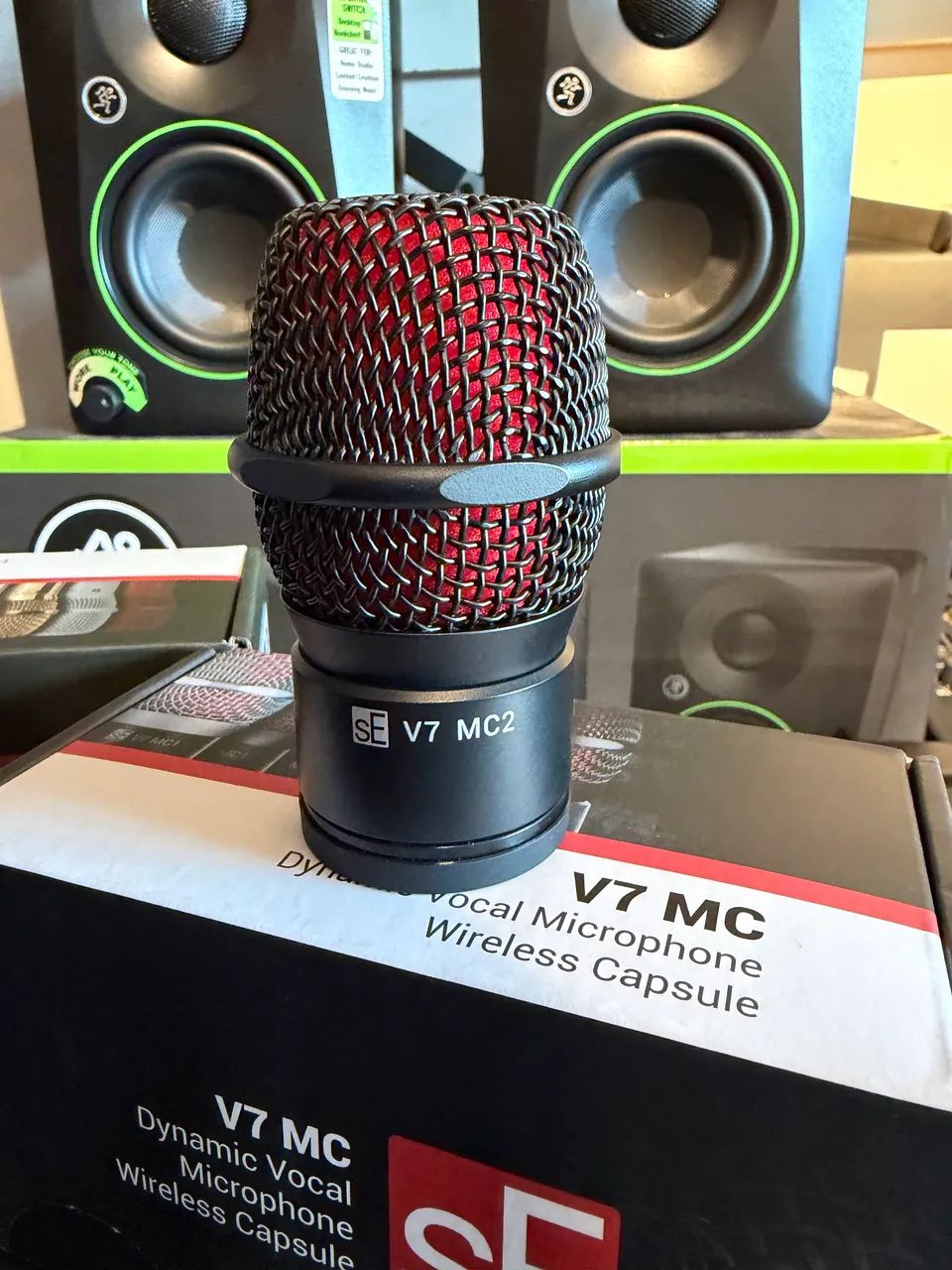 Cápsula Microfone sE Electronics V7 MC2 Supercardioide Preto Vocal - Foto 2