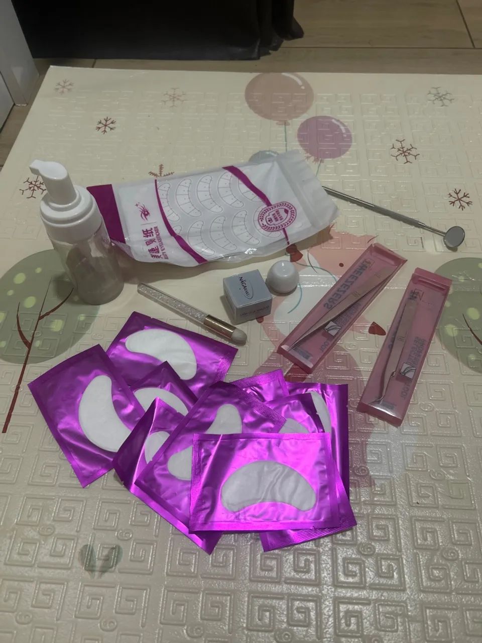 Kit para extensão de cílios 