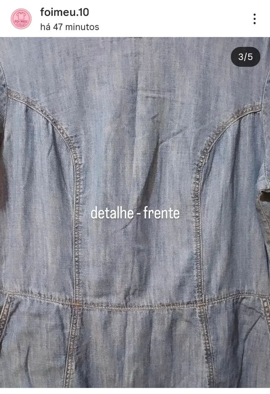 Vestido Damyller  (Jeans liocel) - Foto 3