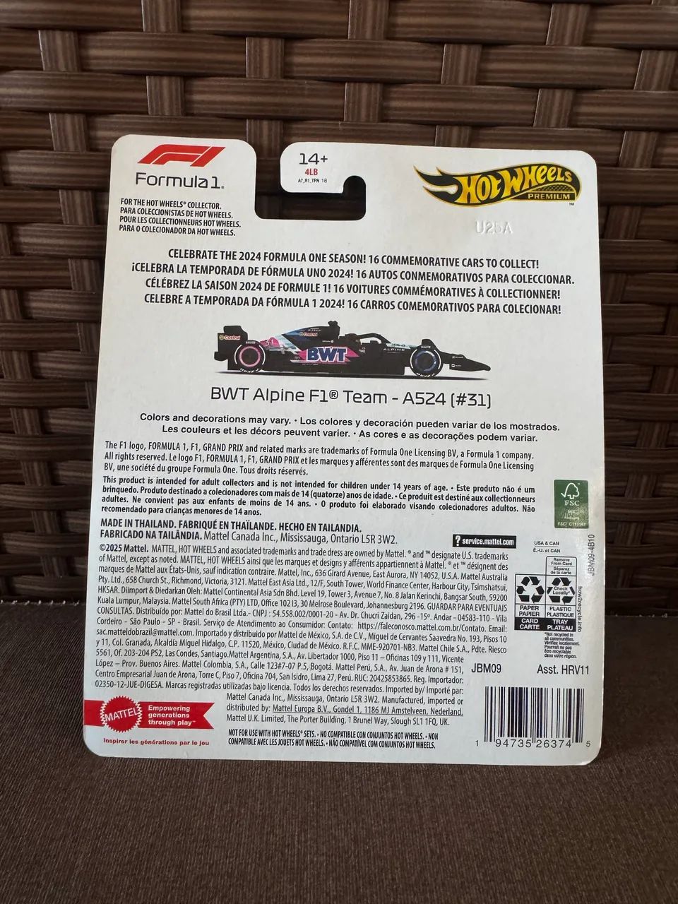 Hot Wheels F1 Alpine #31 Esteban Ocon (Premium) - Foto 2