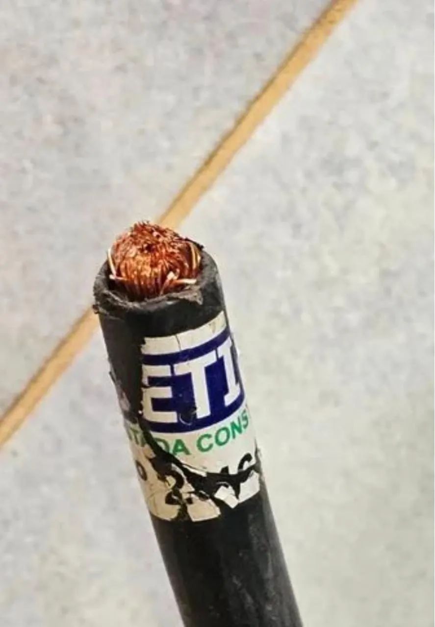 Fio 25mm flexível preto 33mts