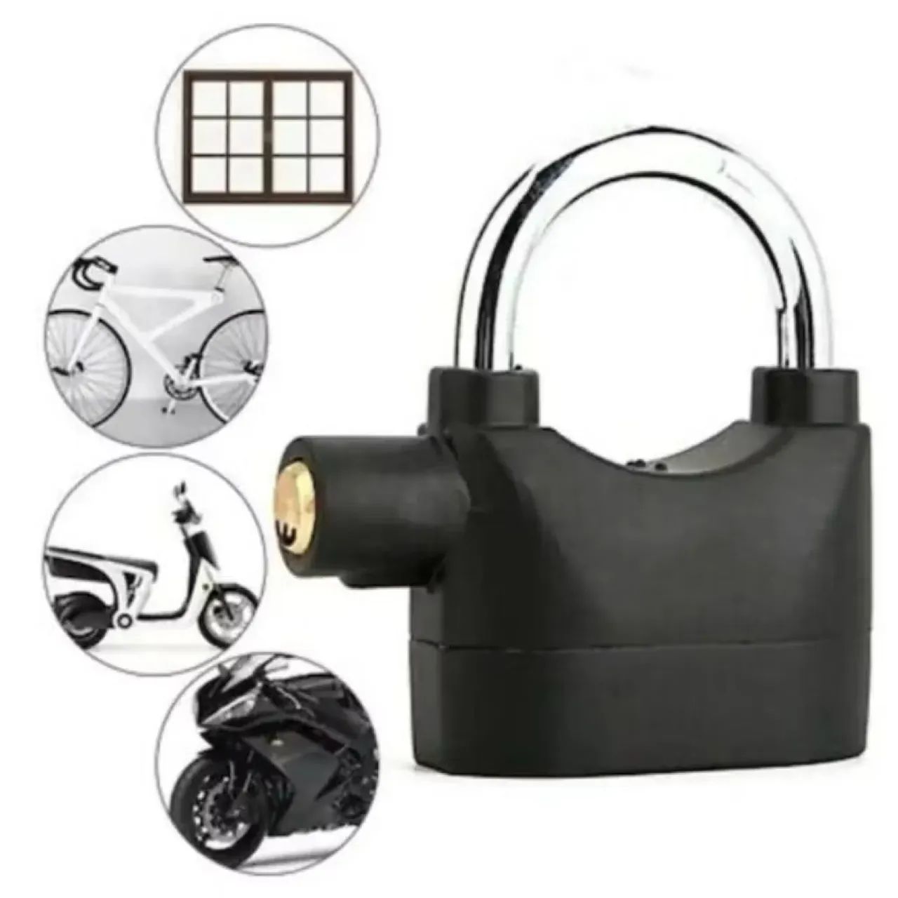 Kit Cadeado sonoro e Fone Bluetooth para Moto - Foto 3