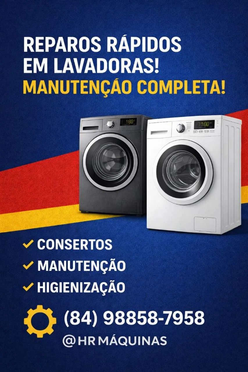Sua máquina de lavar está com defeito ?