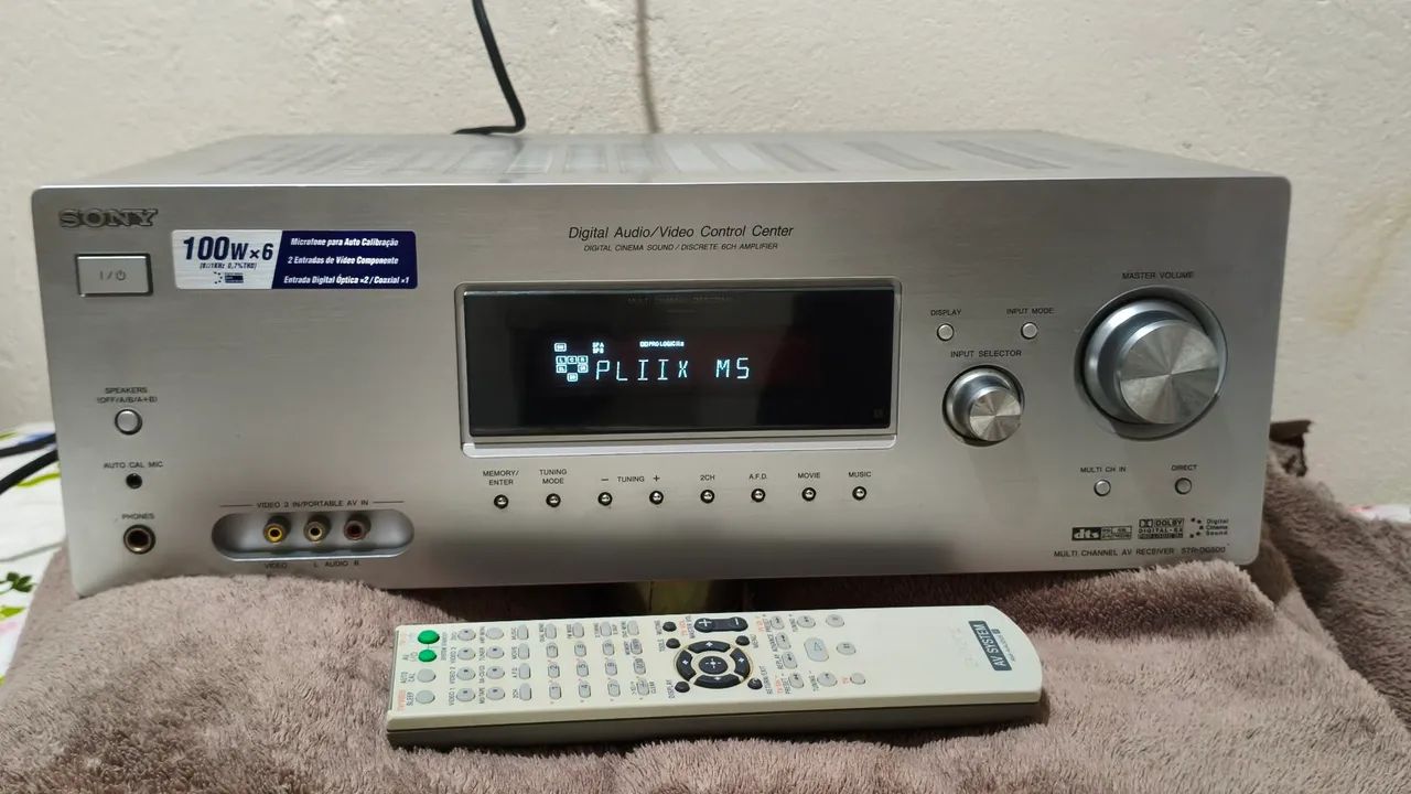 Receiver Sony com controle original  - Foto 3