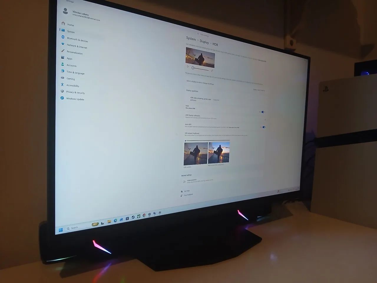 Monitor 4K 160hz 27 polegadas - Foto 4