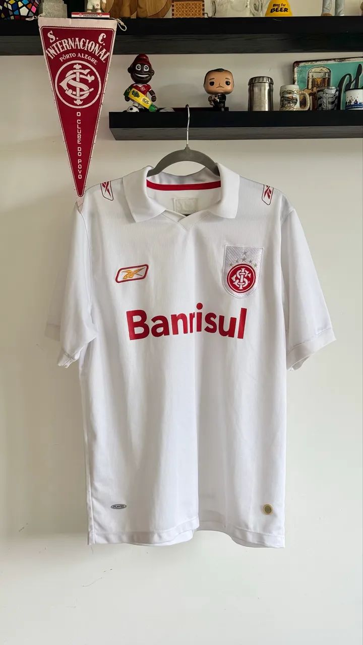 Camisa do Internacional 2006 autógrafos nas costas 